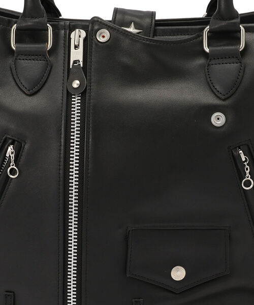 schott（ショット）の「Schott/ショット/RIDERS TOTE BAG/ライダース トートバッグ（トートバッグ・メンズ・ブラック・FREE）」の8枚目の写真