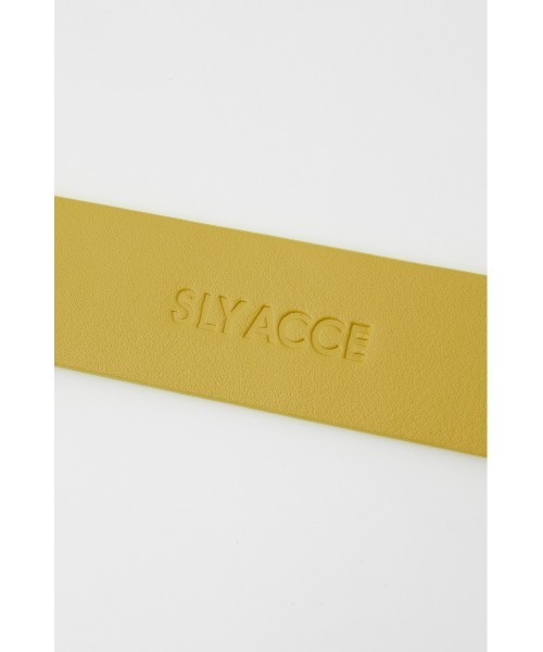 SLY(スライ)の「CONSECUTIVE LOOP ベルト(ベルト・レディース・ブラウン/ライム/ブラック・FREE)」の18枚目の写真