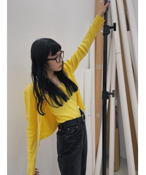 SLY(スライ)の「CONSECUTIVE LOOP ベルト(ベルト・レディース・ブラウン/ライム/ブラック・FREE)」の22枚目の写真