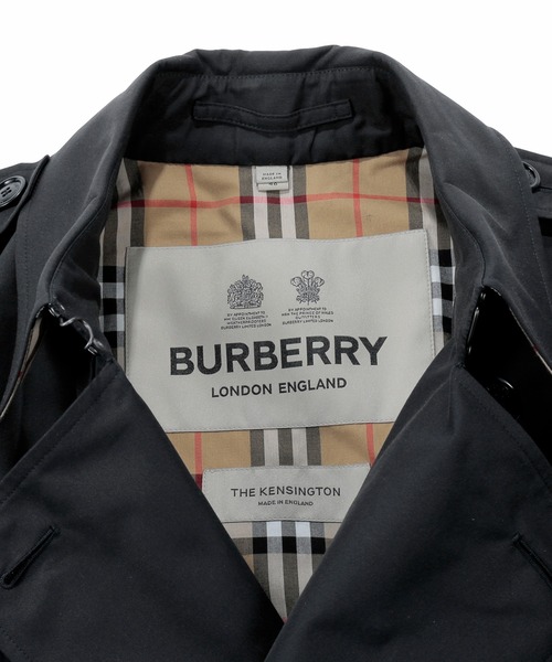 BURBERRY（バーバリー）の「BURBERRY KENSINGTON TRENC COAT バーバリー ケンジントン ヘリテージ トレンチコート（トレンチコート・メンズ・ブラック・48）」の3枚目の写真