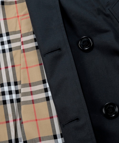 BURBERRY（バーバリー）の「BURBERRY KENSINGTON TRENC COAT バーバリー ケンジントン ヘリテージ トレンチコート（トレンチコート・メンズ・ブラック・48）」の7枚目の写真