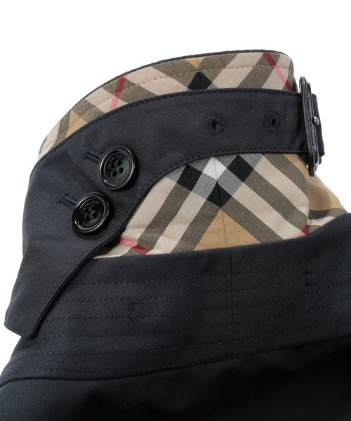 BURBERRY（バーバリー）の「BURBERRY KENSINGTON TRENC COAT バーバリー ケンジントン ヘリテージ トレンチコート（トレンチコート・メンズ・ブラック・48）」の5枚目の写真
