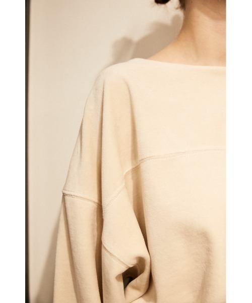 SLY（スライ）の「【Sly Skin】VELOURS CROP TOPS/クロップトップス（ルームウェア/パジャマ・レディース・アイボリー/ミント・FREE）」の11枚目の写真