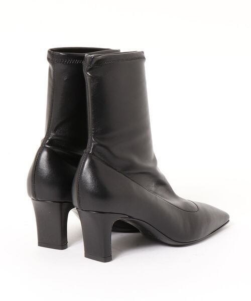 FABIO RUSCONI（ファビオルスコーニ）の「【FABIO RUSCONI/ファビオ ルスコーニ】ストレッチショートブーツ（ブーツ・レディース・オフホワイト/ブラック・36/37/38）」の3枚目の写真