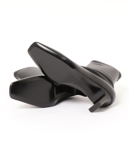 FABIO RUSCONI（ファビオルスコーニ）の「【FABIO RUSCONI/ファビオ ルスコーニ】ストレッチショートブーツ（ブーツ・レディース・オフホワイト/ブラック・36/37/38）」の4枚目の写真