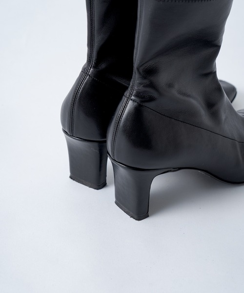 FABIO RUSCONI（ファビオルスコーニ）の「【FABIO RUSCONI/ファビオ ルスコーニ】ストレッチショートブーツ（ブーツ・レディース・オフホワイト/ブラック・36/37/38）」の9枚目の写真