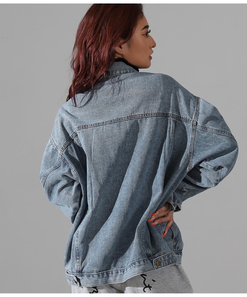 LATINA（ラティーナ）の「オーバーサイズビッグデニムジャケット（デニムジャケット・レディース・ブルー・FREE）」の10枚目の写真