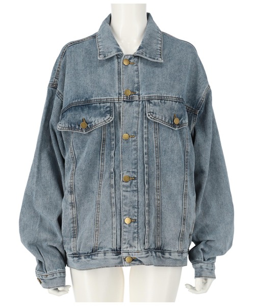 LATINA（ラティーナ）の「オーバーサイズビッグデニムジャケット（デニムジャケット・レディース・ブルー・FREE）」の11枚目の写真