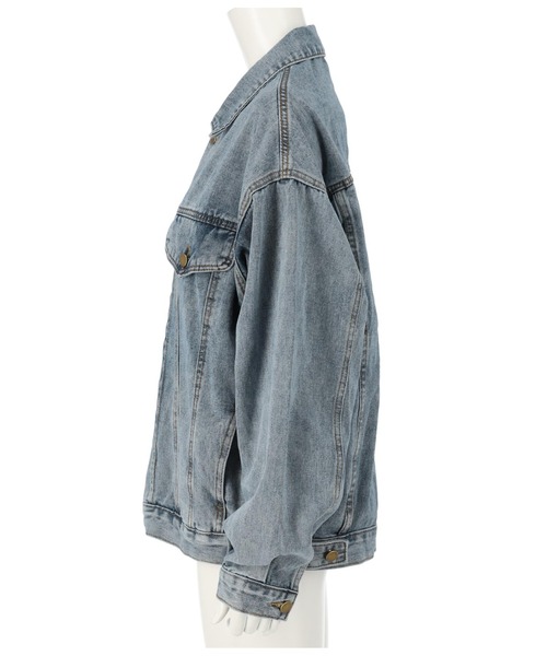LATINA（ラティーナ）の「オーバーサイズビッグデニムジャケット（デニムジャケット・レディース・ブルー・FREE）」の12枚目の写真