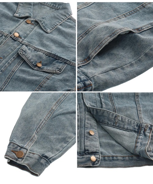 LATINA（ラティーナ）の「オーバーサイズビッグデニムジャケット（デニムジャケット・レディース・ブルー・FREE）」の13枚目の写真
