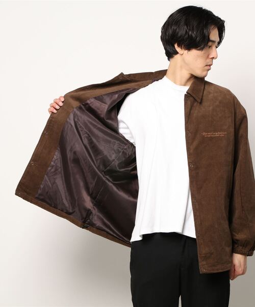 FREAK'S STORE（フリークスストア）の「刺繍ｺｰﾃﾞｭﾛｲｺｰﾁJK（ブルゾン・メンズ・グリーン/ブラウン/オフホワイト・MEDIUM/LARGE/SMALL）」の5枚目の写真