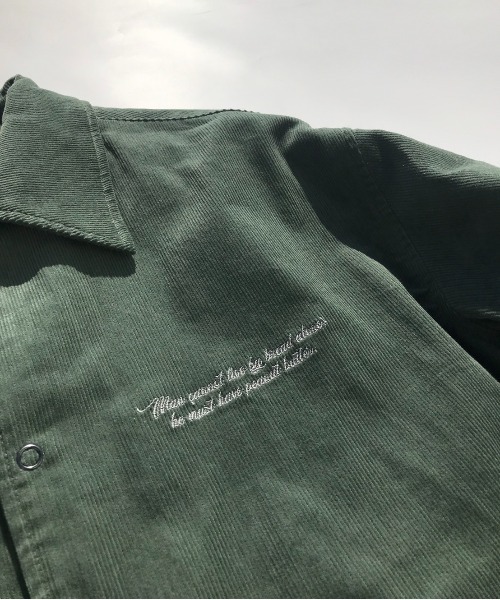FREAK'S STORE（フリークスストア）の「刺繍ｺｰﾃﾞｭﾛｲｺｰﾁJK（ブルゾン・メンズ・グリーン/ブラウン/オフホワイト・MEDIUM/LARGE/SMALL）」の14枚目の写真