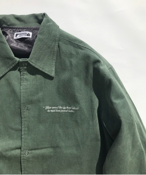 FREAK'S STORE（フリークスストア）の「刺繍ｺｰﾃﾞｭﾛｲｺｰﾁJK（ブルゾン・メンズ・グリーン/ブラウン/オフホワイト・MEDIUM/LARGE/SMALL）」の15枚目の写真