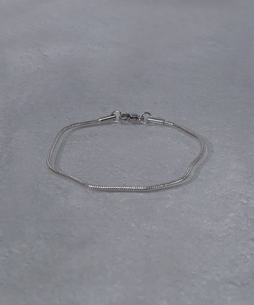 SBG（エスビー）の「SBG スネークチェーンブレスレット（ブレスレット・メンズ・ブラック/シルバー/ゴールド/ピンクゴールド・16cm/18cm/20cm）」の7枚目の写真