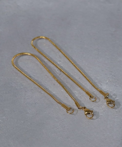 SBG（エスビー）の「SBG スネークチェーンブレスレット（ブレスレット・メンズ・ブラック/シルバー/ゴールド/ピンクゴールド・16cm/18cm/20cm）」の11枚目の写真