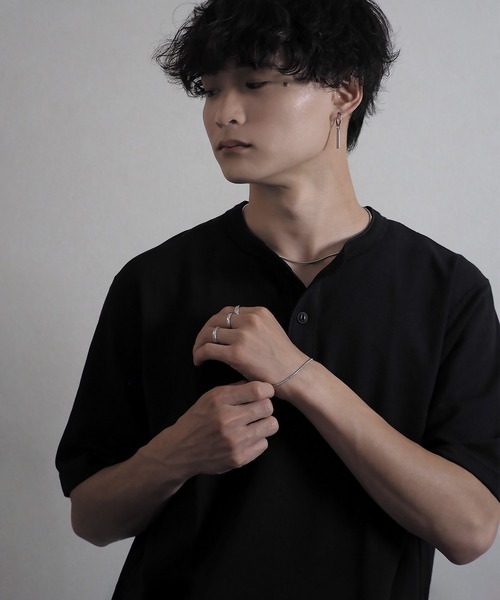 SBG(エスビー)の「SBG スネークチェーンブレスレット(ブレスレット・メンズ・ブラック/シルバー/ゴールド/ピンクゴールド・16cm/18cm/20cm)」の14枚目の写真