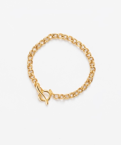 JUICY ROCK(ジューシーロック)の「ラウンドアンカーチェーンブレスレット(全長18cm)(ブレスレット・レディース・ゴールド/シルバー・ONE SIZE)」の2枚目の写真