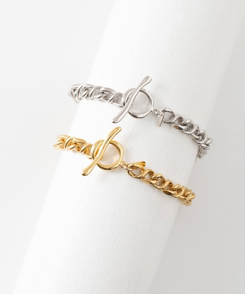 JUICY ROCK(ジューシーロック)の「ラウンドアンカーチェーンブレスレット(全長18cm)(ブレスレット・レディース・ゴールド/シルバー・ONE SIZE)」の12枚目の写真