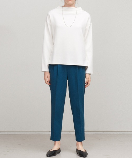 abahouse mavie（アバハウスマヴィ）の「【感嘆パンツ】タックテーパードパンツ（その他パンツ・レディース・ストライプ/オフホワイト/グリーン/ブラック/チェック/セージグリーン・32/34/36/38/40）」の16枚目の写真