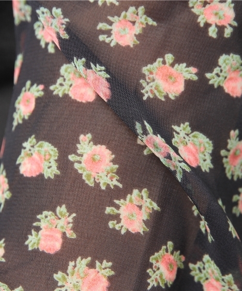 Kastane（カスタネ）の「【Kastane】袖シフォン9分袖プルオーバー（Tシャツ/カットソー・レディース・チャコールグレー/ベージュ/スミクロ/ホワイト系その他/ホワイト/ブラック系その他・FREE）」の15枚目の写真