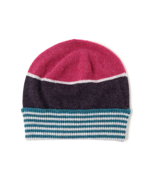 fennica（フェニカ）の「ROBERT MACKIE / Ness ボーダー ウール ニットキャップ（ニットキャップ/ビーニー・レディース・その他/その他1/その他2・ONE SIZE）」の2枚目の写真