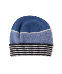 ROBERT MACKIE / Ness ボーダー ウール ニットキャップ