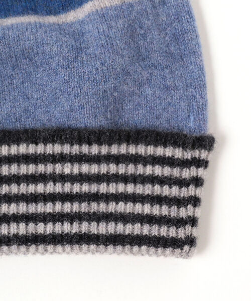fennica（フェニカ）の「ROBERT MACKIE / Ness ボーダー ウール ニットキャップ（ニットキャップ/ビーニー・レディース・その他/その他1/その他2・ONE SIZE）」の4枚目の写真