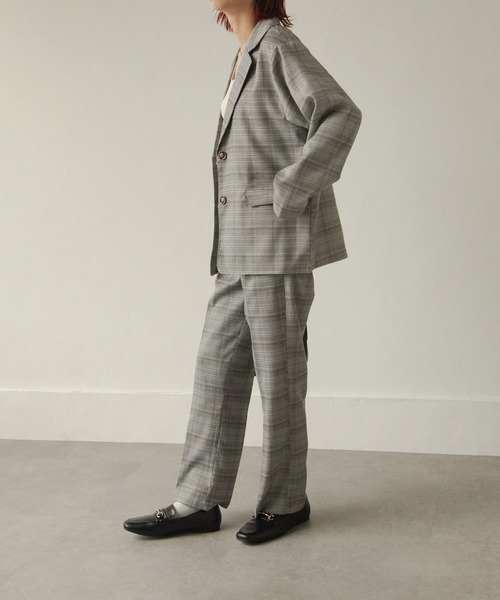 Chillfar(チルファー)の「タータンチェックフレアパンツ(スラックス・レディース・ダークブラウン/ブラウン/グレー・MEDIUM/LARGE)」の20枚目の写真