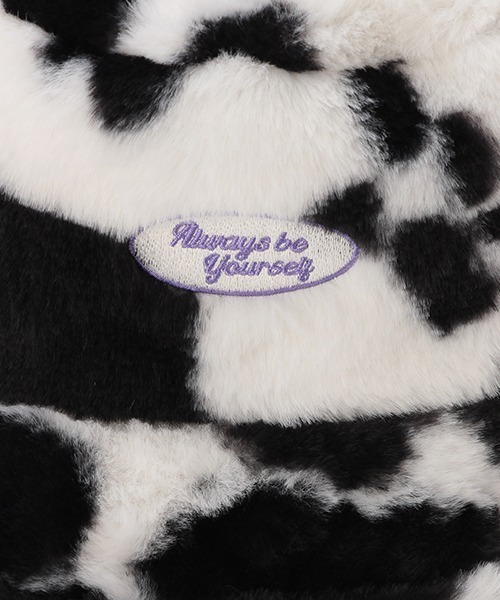 LOVETOXIC（ラブトキシック）の「【もこもこ】ボアバケットハット（ハット・キッズ・アイボリー/マルチ/チャコール・FREE）」の7枚目の写真