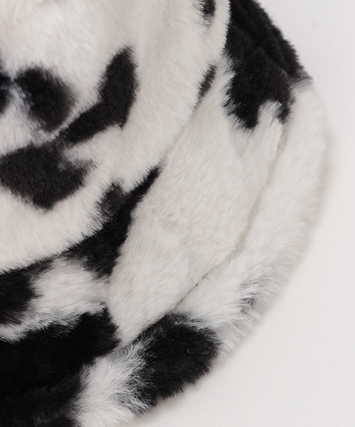 LOVETOXIC（ラブトキシック）の「【もこもこ】ボアバケットハット（ハット・キッズ・アイボリー/マルチ/チャコール・FREE）」の8枚目の写真