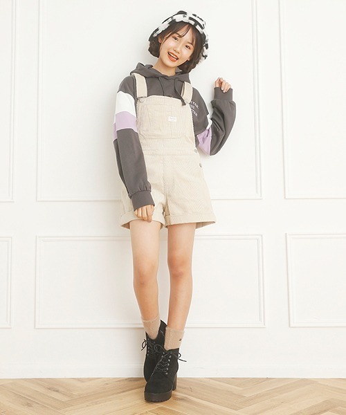 LOVETOXIC（ラブトキシック）の「【もこもこ】ボアバケットハット（ハット・キッズ・アイボリー/マルチ/チャコール・FREE）」の15枚目の写真