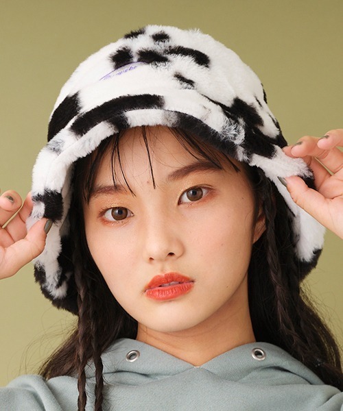 LOVETOXIC（ラブトキシック）の「【もこもこ】ボアバケットハット（ハット・キッズ・アイボリー/マルチ/チャコール・FREE）」の19枚目の写真