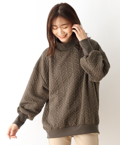 SHOO・LA・RUE（シューラルー）の「◆キルティングスウェット（スウェット・レディース・ブラック/アイボリー/サンドベージュ/ピンク系・00）」の21枚目の写真