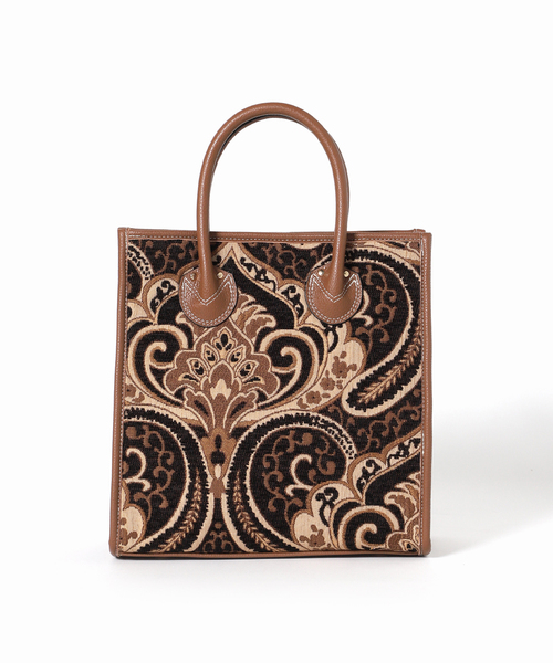 B.C STOCK（ベーセーストック）の「ジャガードトート◆（ショルダーバッグ・レディース・ベージュ/ブラック・FREE）」の16枚目の写真