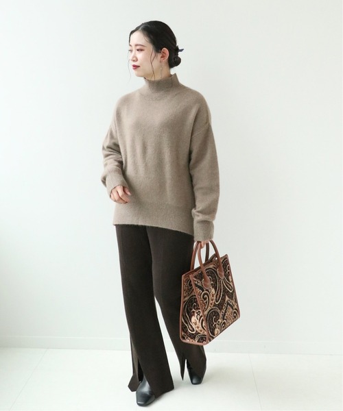 B.C STOCK（ベーセーストック）の「ジャガードトート◆（ショルダーバッグ・レディース・ベージュ/ブラック・FREE）」の22枚目の写真