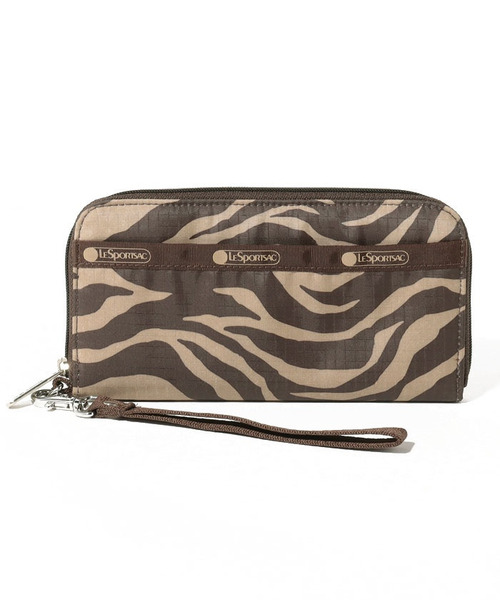 LeSportsac(レスポートサック)の「TECH WALLET WRISTLET ブロンドゼブラ(財布・レディース・ブラウン・FREE)」の5枚目の写真