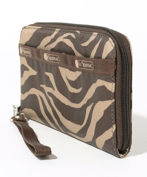 LeSportsac(レスポートサック)の「TECH WALLET WRISTLET ブロンドゼブラ(財布・レディース・ブラウン・FREE)」の4枚目の写真