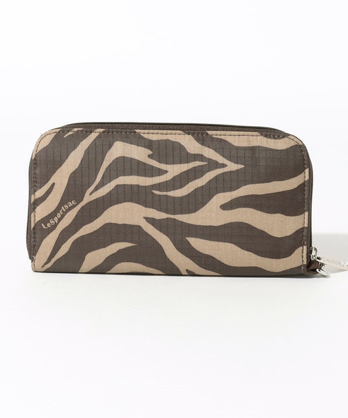 LeSportsac(レスポートサック)の「TECH WALLET WRISTLET ブロンドゼブラ(財布・レディース・ブラウン・FREE)」の8枚目の写真
