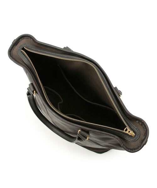 vasco(ヴァスコ)の「VASCO/ヴァスコ/LEATHER NELSON 2WAY BAG/レザー ネルソン 2ウェイ バッグ(ショルダーバッグ・メンズ・ブラック・FREE)」の10枚目の写真