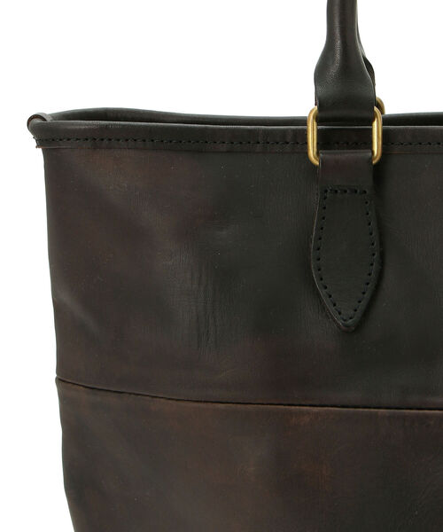 vasco(ヴァスコ)の「VASCO/ヴァスコ/LEATHER NELSON 2WAY BAG/レザー ネルソン 2ウェイ バッグ(ショルダーバッグ・メンズ・ブラック・FREE)」の6枚目の写真