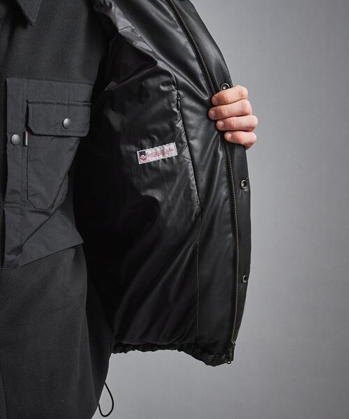 MONKEY TIME（モンキータイム）の「＜monkey time＞ FAUX LTHR DOWN JKT/ダウンジャケット（ダウンジャケット/コート・メンズ・ブラック・L/XL/S/M）」の20枚目の写真