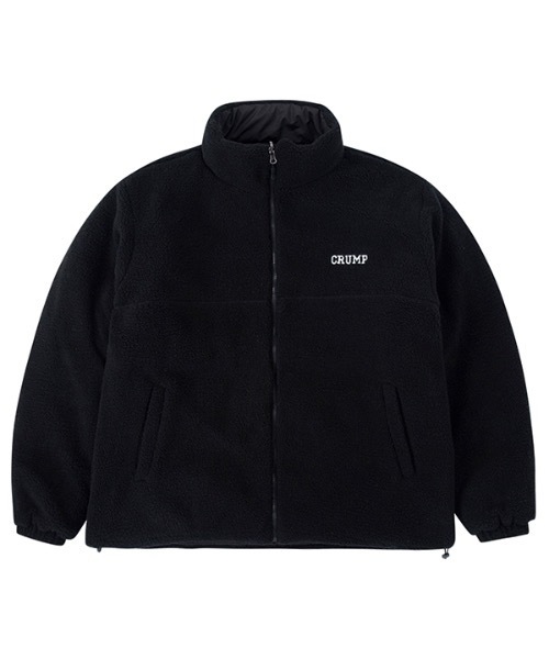 crump（クランプ）の「【crump 】リバーシブルフリースパディングジャンパー（ダウンジャケット/コート・レディース・ブラック/アイボリー・MEDIUM/LARGE）」の5枚目の写真