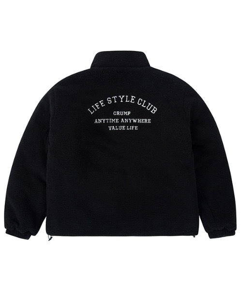 crump（クランプ）の「【crump 】リバーシブルフリースパディングジャンパー（ダウンジャケット/コート・レディース・ブラック/アイボリー・MEDIUM/LARGE）」の11枚目の写真