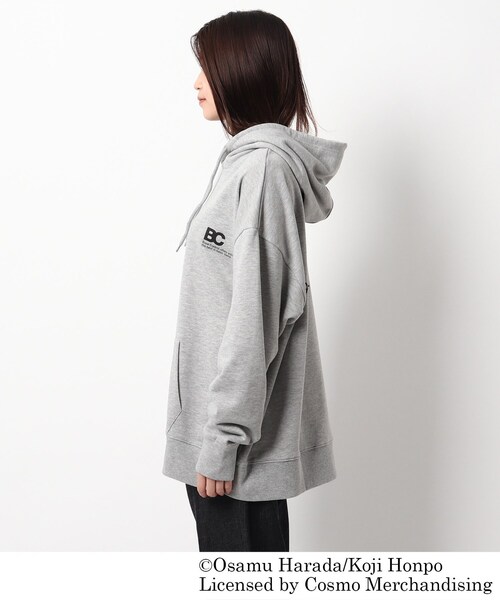 OSAMU GOODS（オサムグッズ）の「◆OSAMU GOODS/オサムグッズ コラボ バックプリント 裏毛フーディー（パーカー・レディース・グレー/ベージュ/アイボリー・99）」の10枚目の写真