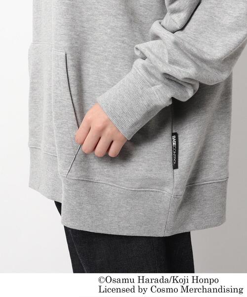 OSAMU GOODS（オサムグッズ）の「◆OSAMU GOODS/オサムグッズ コラボ バックプリント 裏毛フーディー（パーカー・レディース・グレー/ベージュ/アイボリー・99）」の8枚目の写真