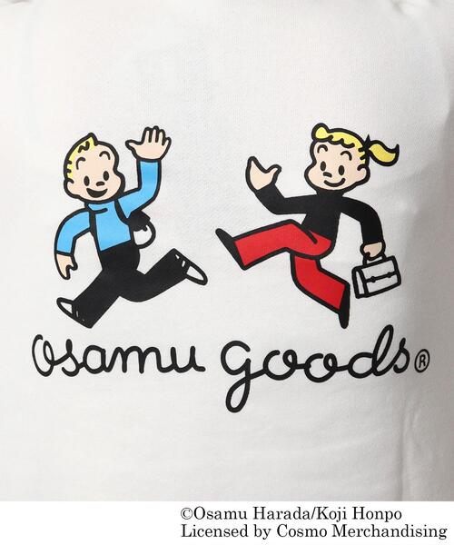 OSAMU GOODS（オサムグッズ）の「◆OSAMU GOODS/オサムグッズ コラボ バックプリント 裏毛フーディー（パーカー・レディース・グレー/ベージュ/アイボリー・99）」の11枚目の写真