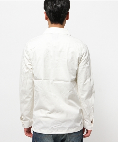 WEGO（ウィゴー）の「WEGO/コーチジャケット（ナイロンジャケット・メンズ・ホワイト/ブラック・LARGE/MEDIUM）」の5枚目の写真