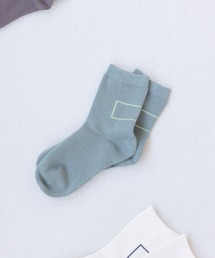 LOWRYS FARM | シカクガラソックス　260795(ソックス/靴下)