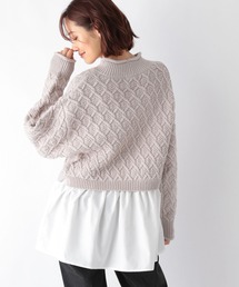 GLOBAL WORK | アミガラドッキングプルオーバー/259974(ニット/セーター)