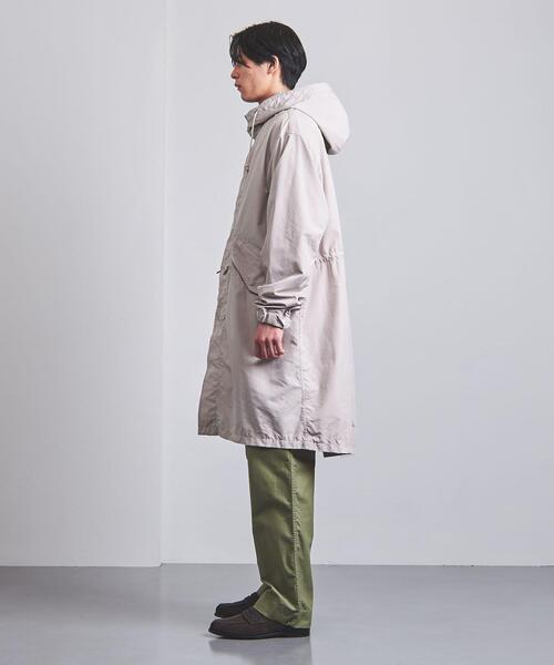 UNITED ARROWS（ユナイテッドアローズ）の「＜UNITED ARROWS＞ ポリエステル タフタ フーデッド コート（その他アウター・メンズ・ベージュ/オリーブ・S/M/L/XL）」の3枚目の写真